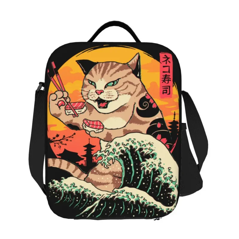 Рисунок 4 - Изолированные сумки для обеда Neko с рисунком суши