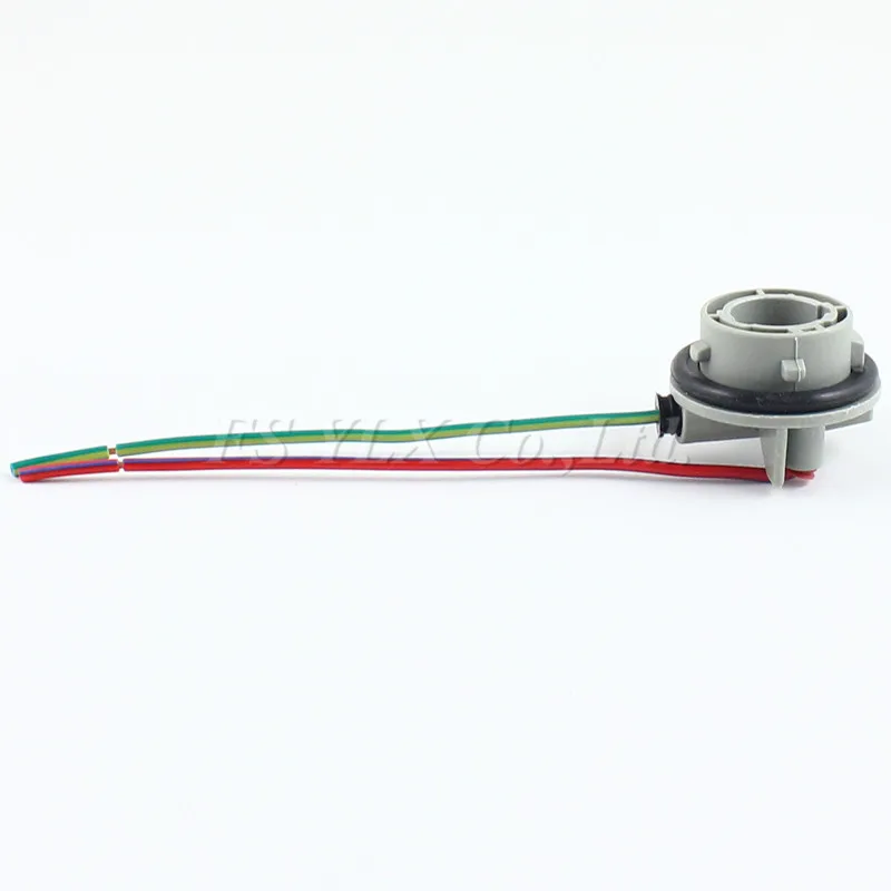 1156 7506 P21W BA15S LED Bulbs Socket Harness Plugs female holder adapter connector ba15s lamp bulb wire cables 2 x
