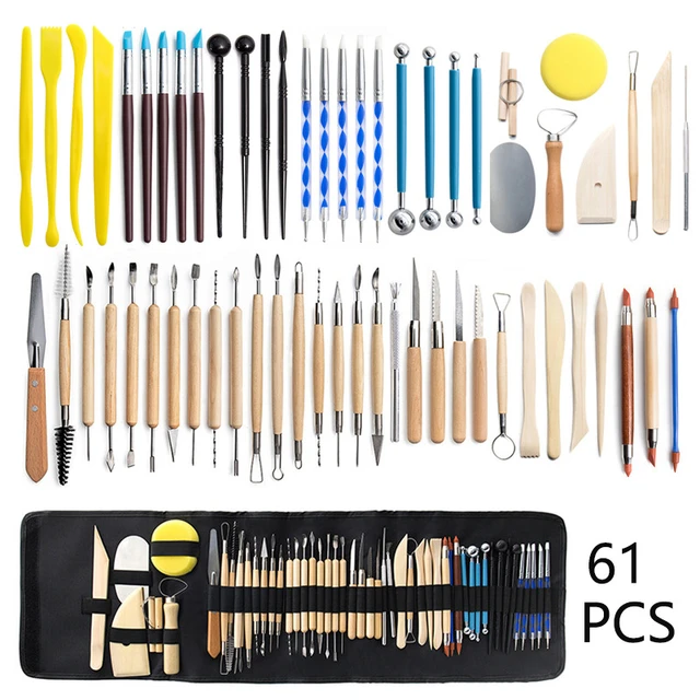 DIY Ceramic Clay Tools Sculpting Kit Sculpt Smoothing Wax Carving