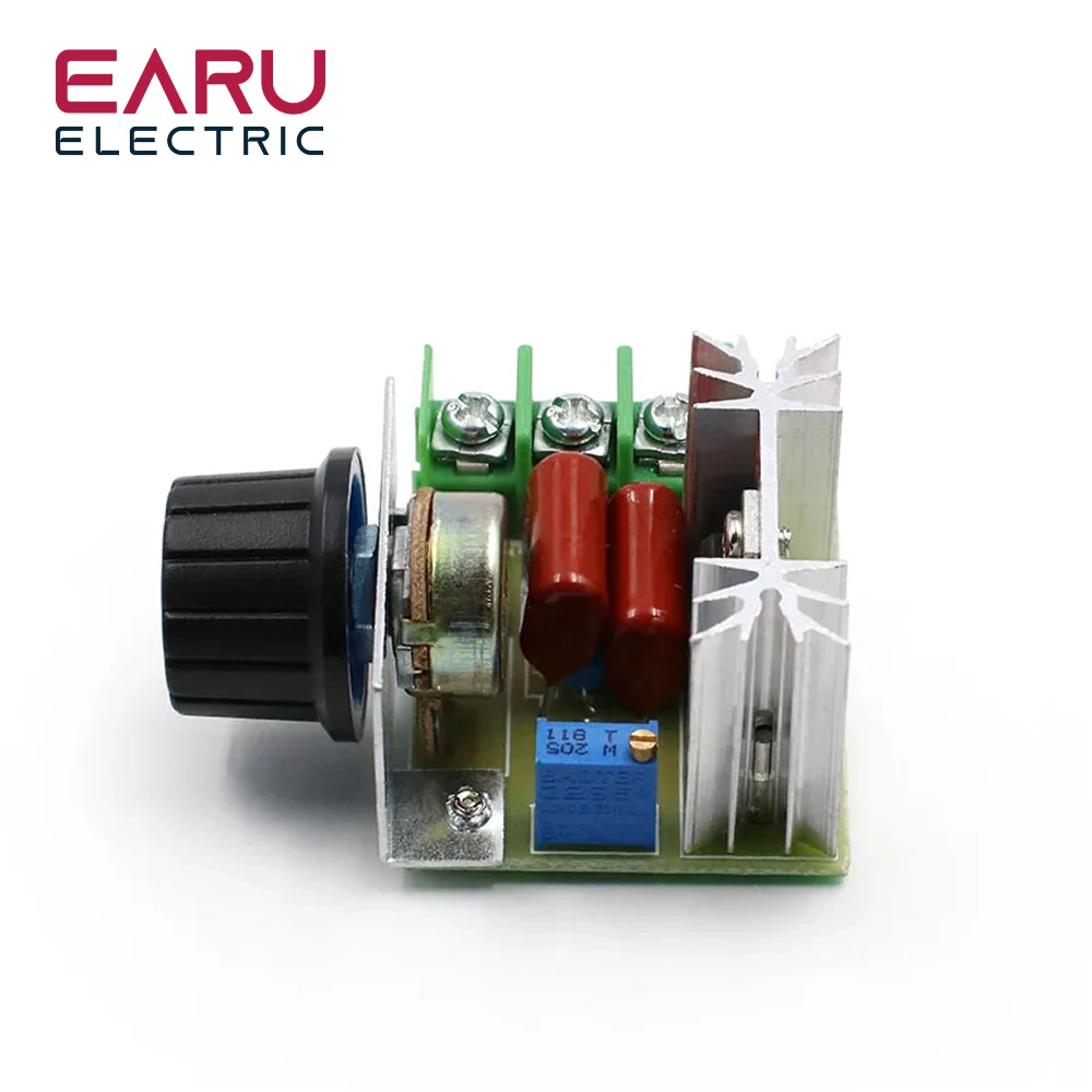 Voltage Regulator AC 220V 2000W SCR Dimming Dimmers Motor Speed Controller Thermostat Electronic Module