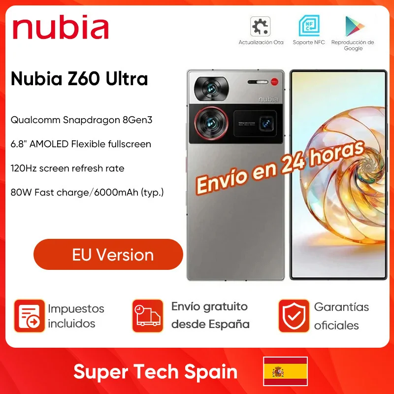 REDAGIC 10 Pro Sartphone 5G, Celular para Juegos de 144 Hz, Pantalla Copleta de 6,85