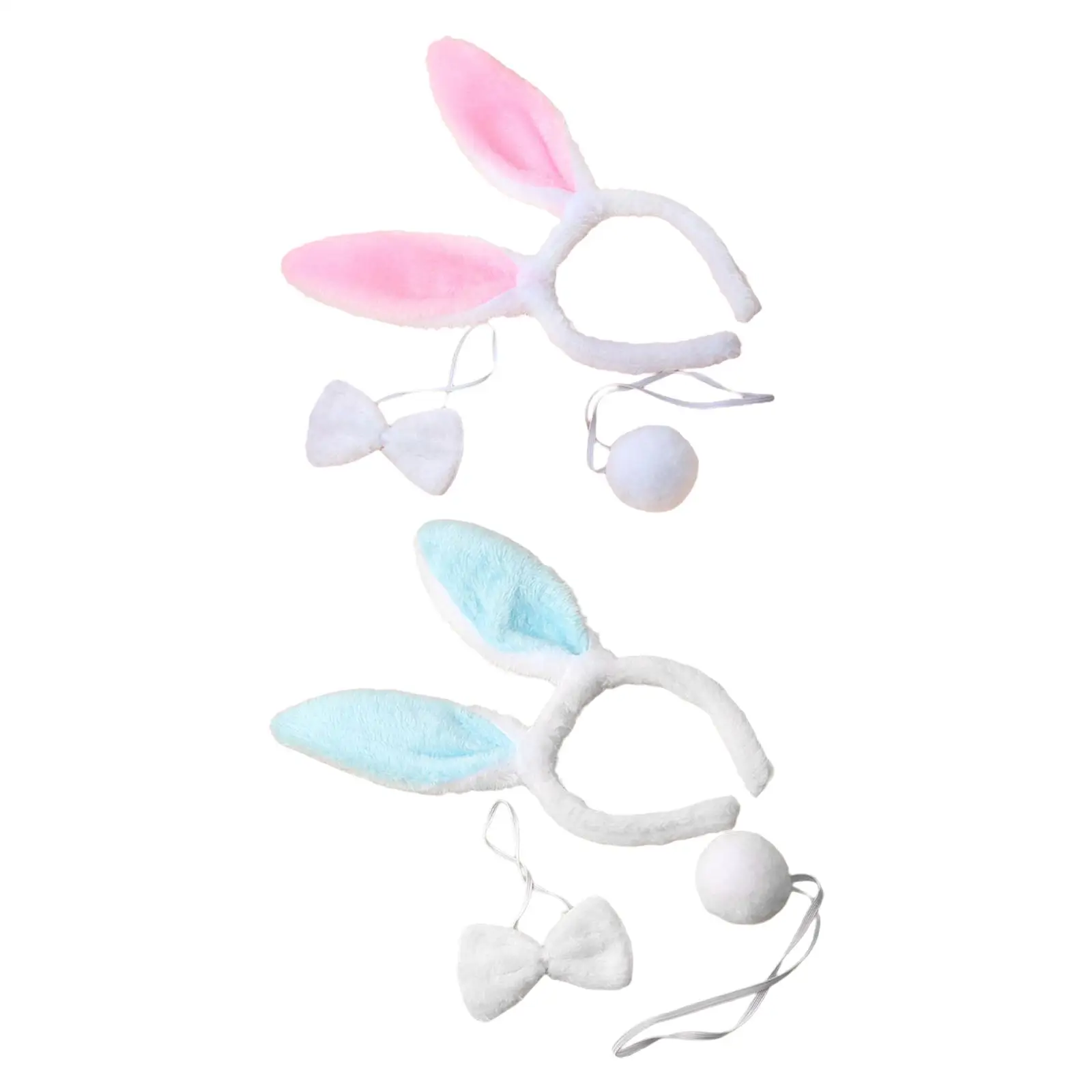 

Bunny Costume Set Ear Headband for Fancy Dress Carnival Adults