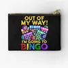 Funny Bingo Graphic For A Lottery And Bi  Zipper Pouches Panties Men Socks Packaging Key Storage Money Cosmetic Coin Wallet 1