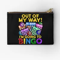 Funny Bingo Graphic For A Lottery And Bi  Zipper Pouches Panties Men Socks Packaging Key Storage Money Cosmetic Coin Wallet 1