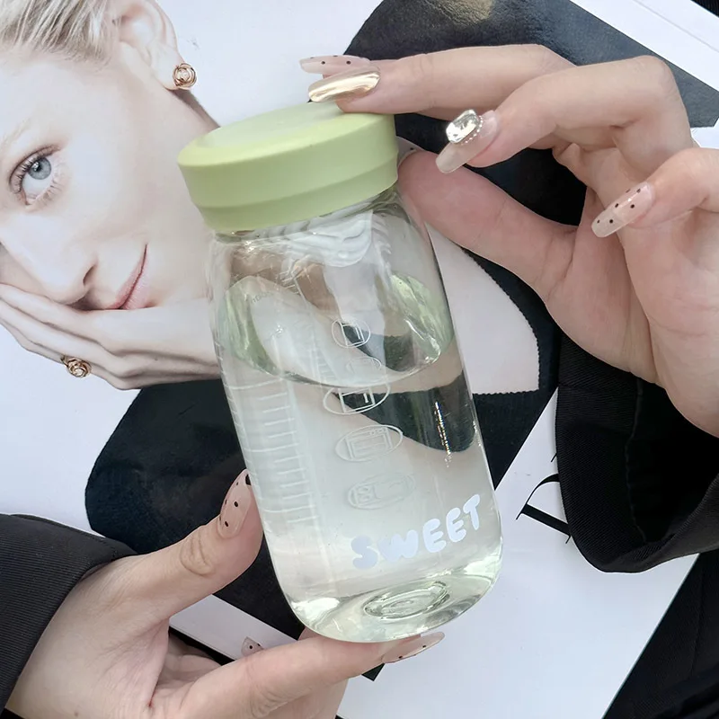 Description Picture 6 of item300ML Mini Small Capacity Water Bottle Portable Pocket Cup With Tea Strainer Reusable Plastic Drinking Cup Drop Heat-resistant