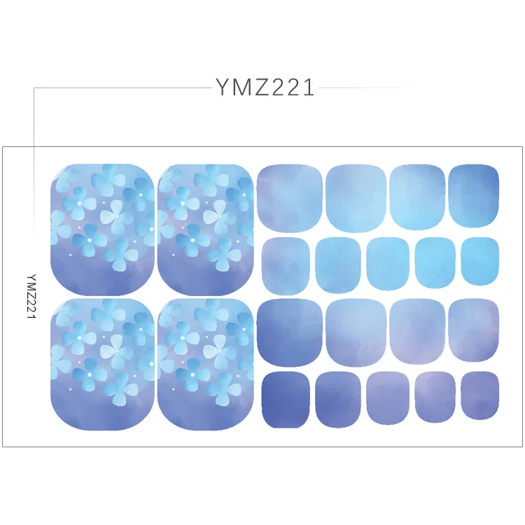 Manicure Nail Polish Film And Toenail Stickers High-quality Materials Toenail Stickers Health & Beauty Show Whiteness Summer