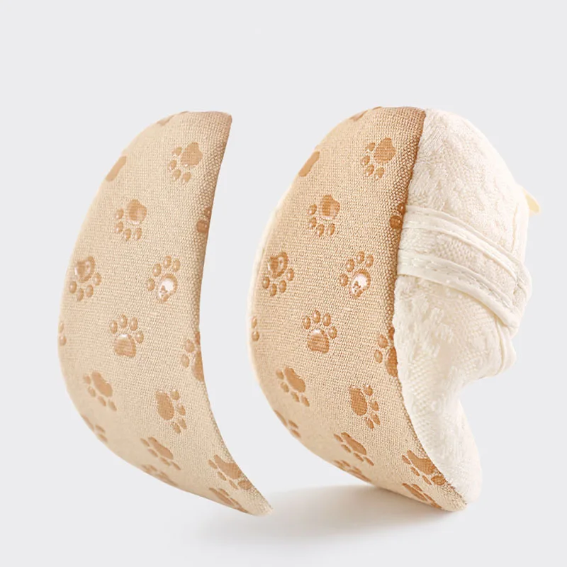 Beige Lace Soft-soled Toddler Shoes for Girls