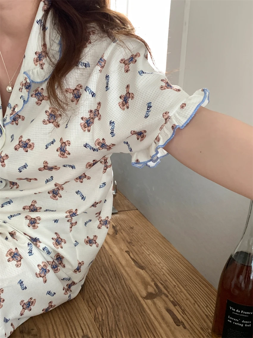 Princess pajamas set for women, high quality cotton pajamas, doctor's, short pants, lady's Bau pajamas set, new, new Products