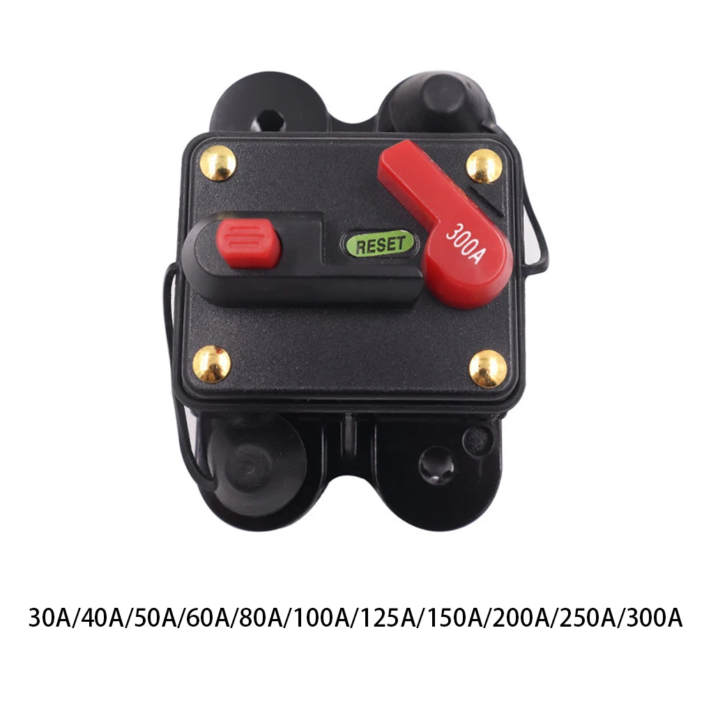 

Alloy Automobile Speaker Circuit Breaker Resettable Boat Fuse Accessories