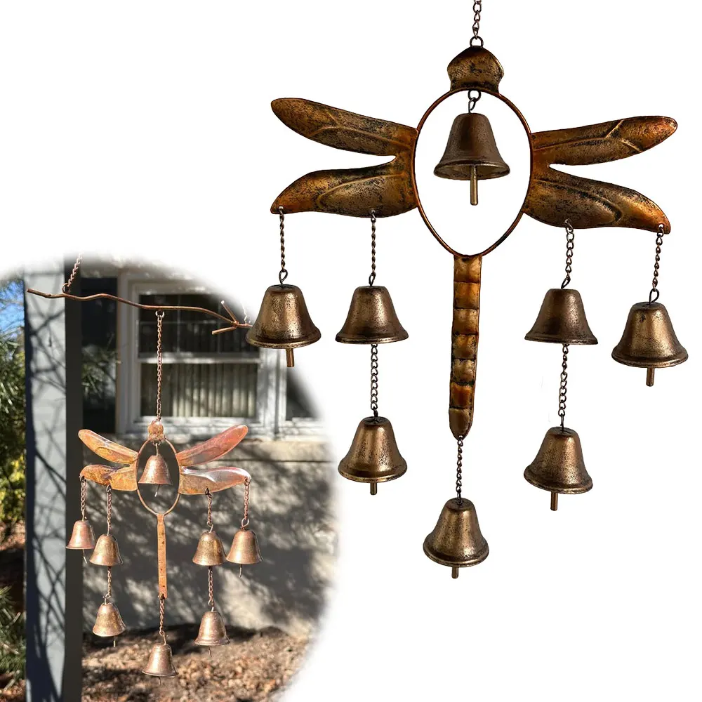 

Dragonfly with Bells Wind Chime, Wind Chimes, Tree Decor, Garden Decoration