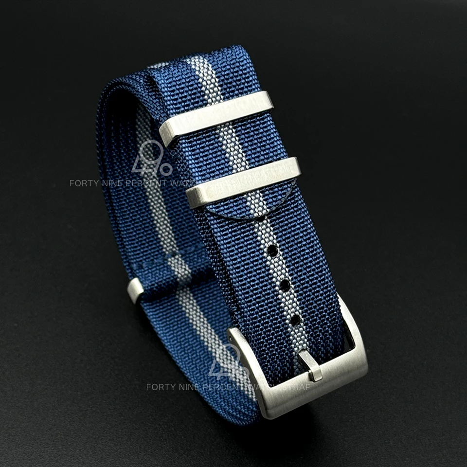 Premium Woven Nylon Fabric Watchband - Versatile One-Piece Design (Multiple Sizes Available)