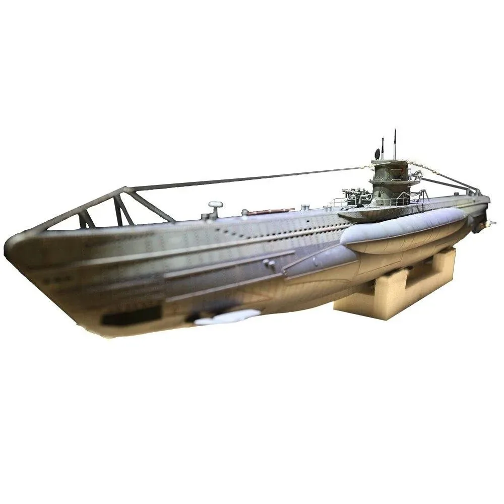 1/48 German Type VIIC KIT Submarine Model U-boats WW2 Featured in the Movie Das Boot Unassembled DIY HobbyToki Adults MenToys