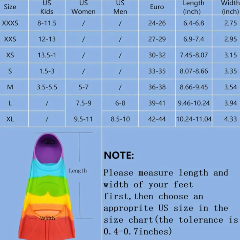 Comfortable Silicone Swim Fins Kids &Adults-Suitable Size for Beginners in Swimming,Diving-Ideal for Training Water Activities 5
