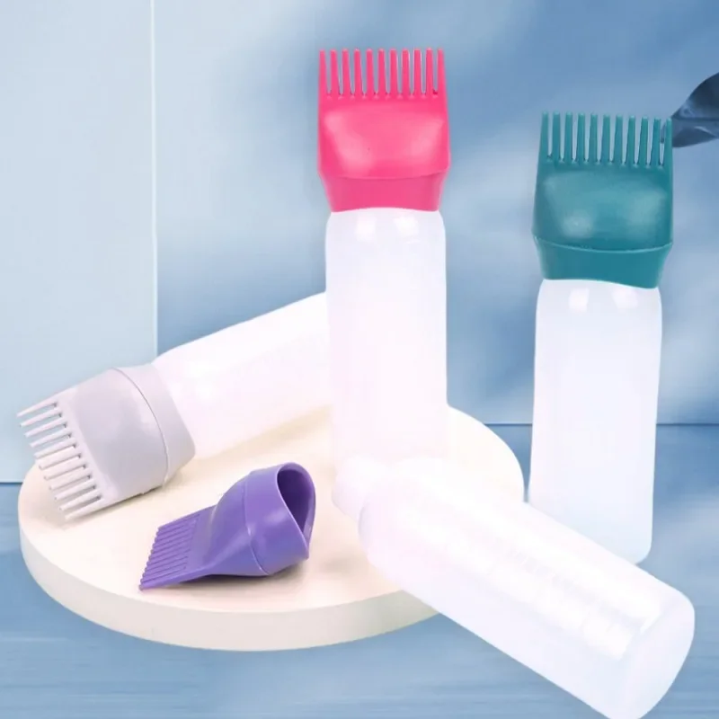 Hair Oil Applicator Bottle Plastic Hair Oil Applicator Bottle Hairdressing Tools