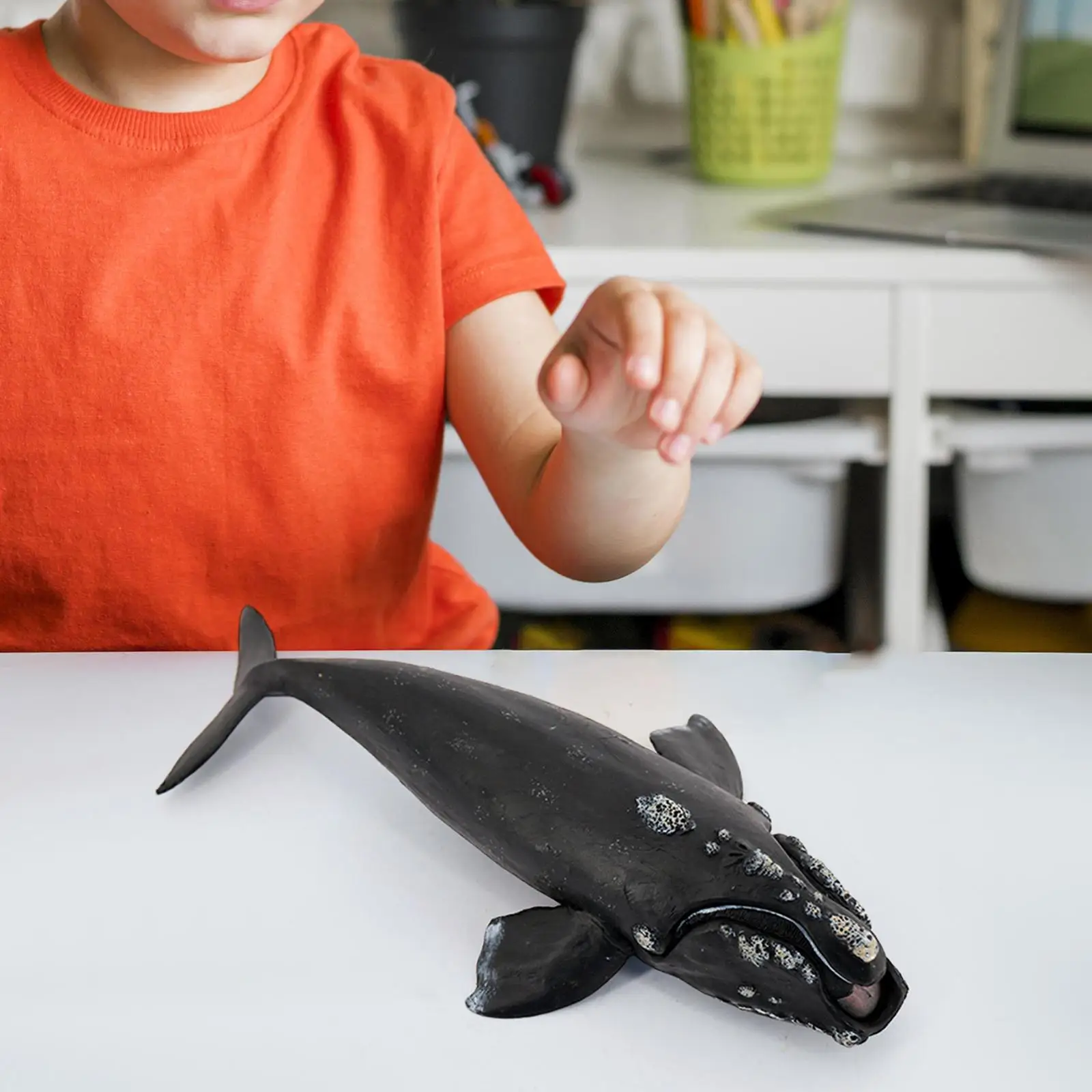 

Экшн-фигурка Кита, имитация морских животных, аквариум, Реалистичная морская модель, морская жизнь для детей, мальчиков, девочек, малышей, детский подарок