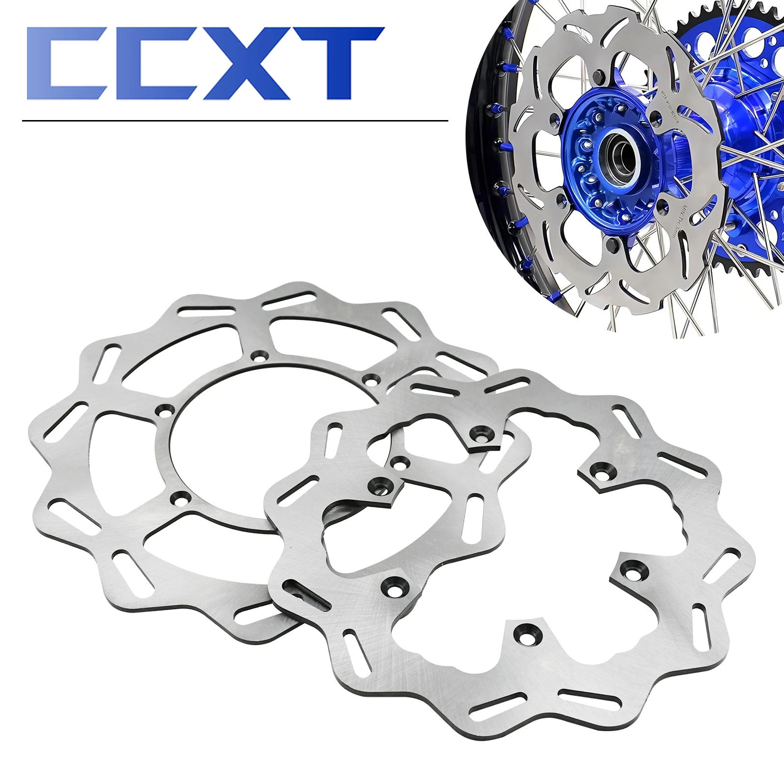 Motorcycle 270mm 245mm Front Rear Brake Disc Rotor For Yamaha YZ450F YZ250F WR450F WR250F 2001- YZ125X YZ 400F 426F 250X