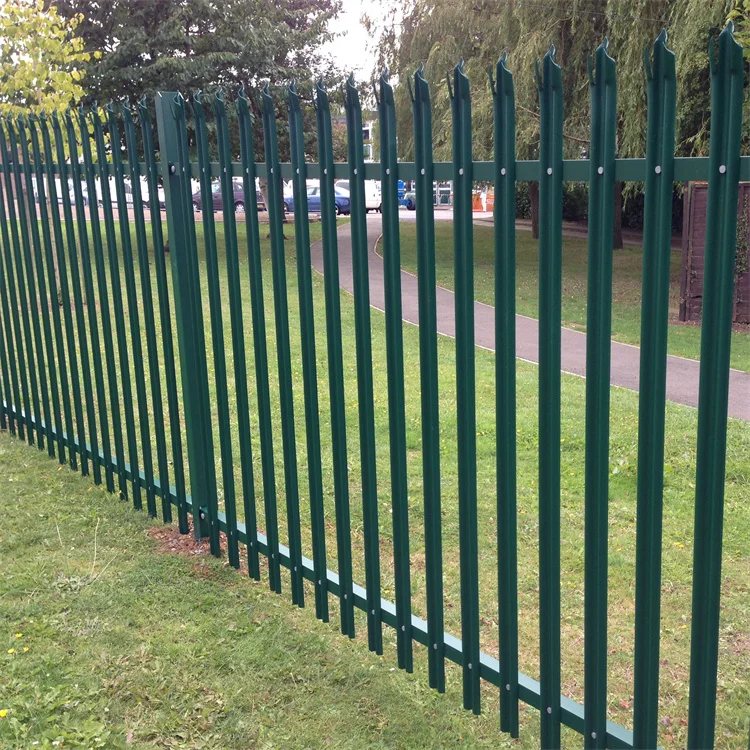 easily assembled w style galvanized steel palisade fencing price 6