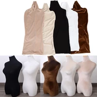 Mannequin de présentation pour robe de mariée, couverture de corps en velours pour femme, forme de robe de remplacement, maillot de corps de maquillage 1
