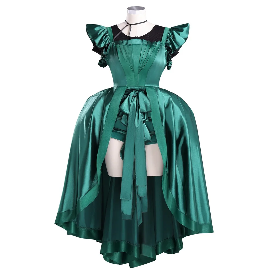 green emerald velvet dress Amazon.com: Scarlet Darkness Medieval Dress for Women Lace Up High Low Dress  Steampunk Costume Green S : Clothing, Shoes & Jewelry