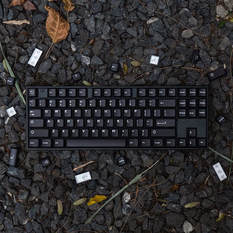

FANS PYGA Translucence Keycaps Double shot Cherry Profile English Keycaps For MX Switch Mechanical Keyboard