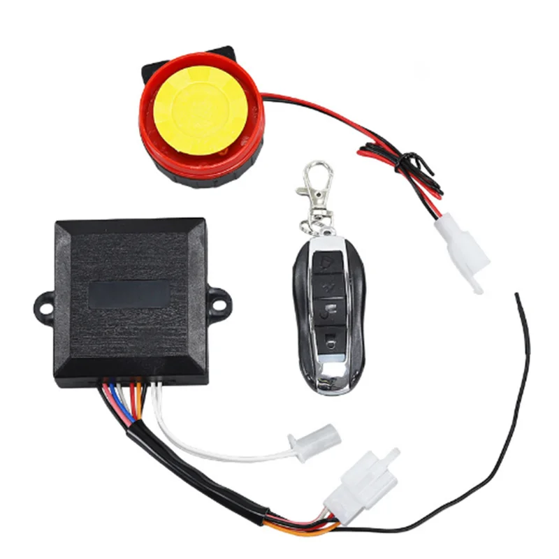 Motorcycle ATV Modified Antitheft Alarm System Motorcycle Bicycle Scooter Intelligent Remote Control Start and Alarm Interrupter