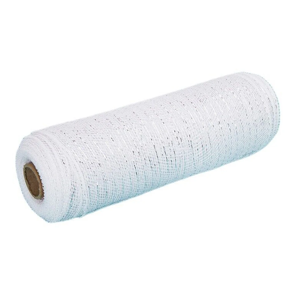 Customizable Christmas Deco Mesh Roll – Durable, No Loose Threads, Perfect for Crafts and Decorations