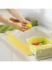 1pc extended sink water stop strip, silicone suction cup, water blocking plate, bathroom sink, splash proof device 5