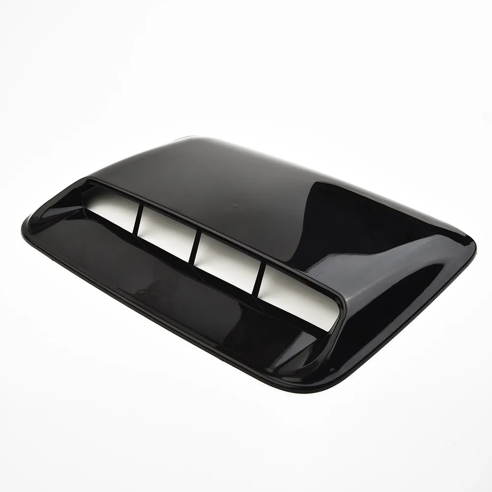 

Accessory Air Flow Vent Cover Air Flow Bonnet Center Cover Side Vent 3pcs Decorative Glossy Black Intake Parts