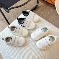 2025 Spring Autumn New Learning Walk Shoes New Winter Style Boys Girls Soft Bottom Anti-Slip Surface Kids Board Shoes 1