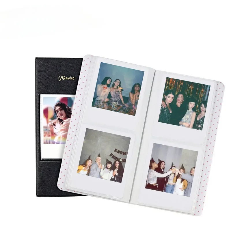 Per Card Album Fotografico Con Fotocamera Istantanea 64 Tasche Collezione Di Timbri Libro Per Polaroid 600/Fujifilm Instax W210/W300