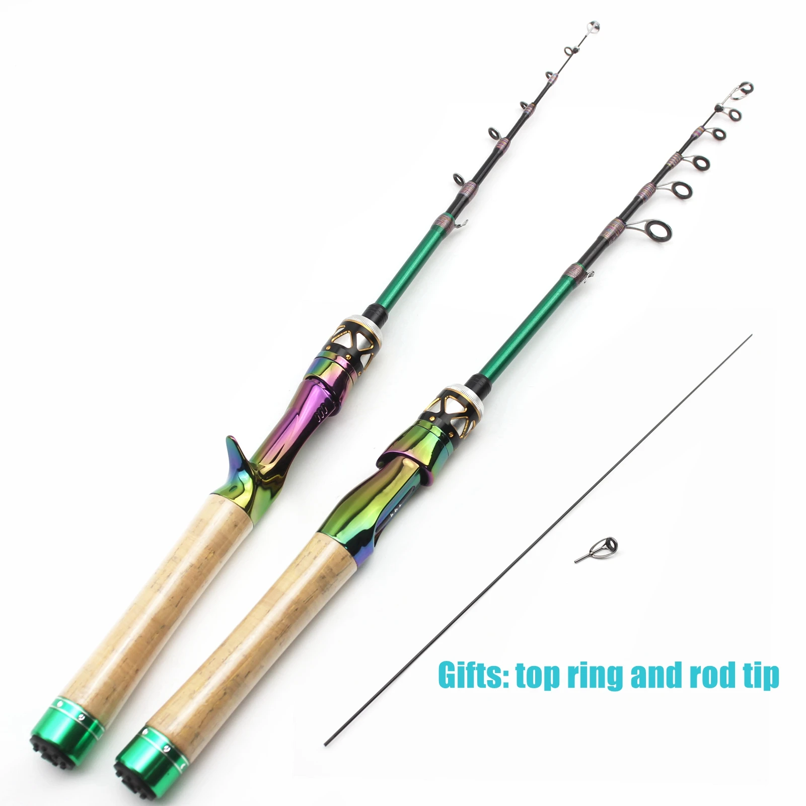 

1.8M 1.98M Carbon MINI Ultra Light ul Power Telescopic Fishing Rod Casting Spinning Pocket Rod Test 1-5g Stream Small Fish Pole