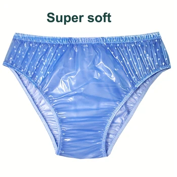 Pantaloni in plastica per bambini adulti in PVC Nuovo schema dei colori della biancheria intima Trasparente