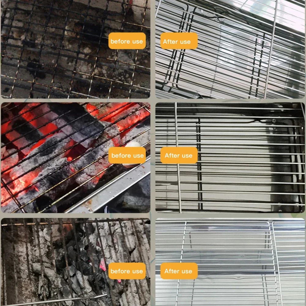 Barbecue Cleaning Tools Grill Brush BBQ Grill Cleaning Brick Block Handheld Clean Brick Barbecue Scraper Cleaning Stone Removing Stains Brush Kitchen Bakeware Tool