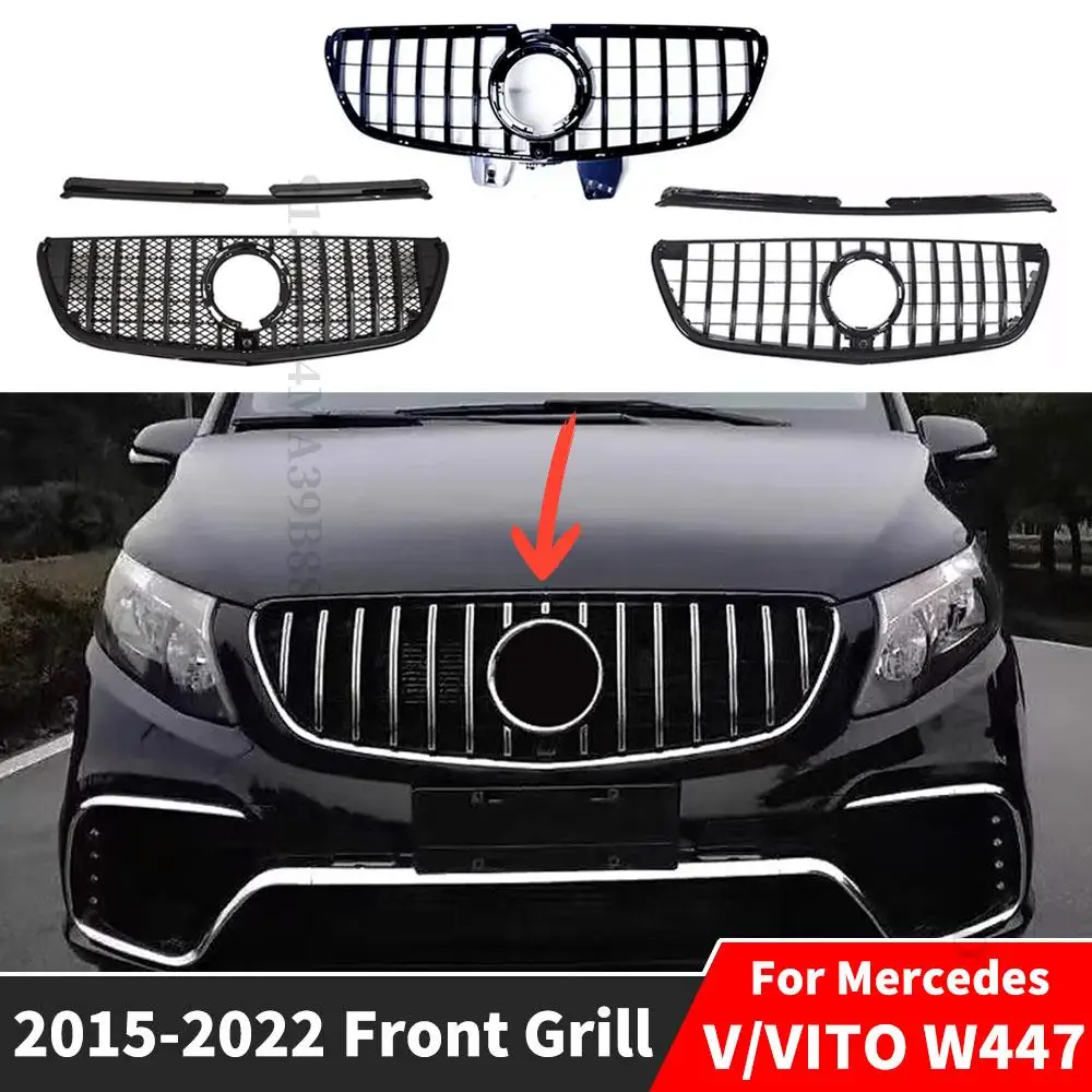 Sport Front haube Kühlergrill Renn stoßstange Grill Diamant-Mesh