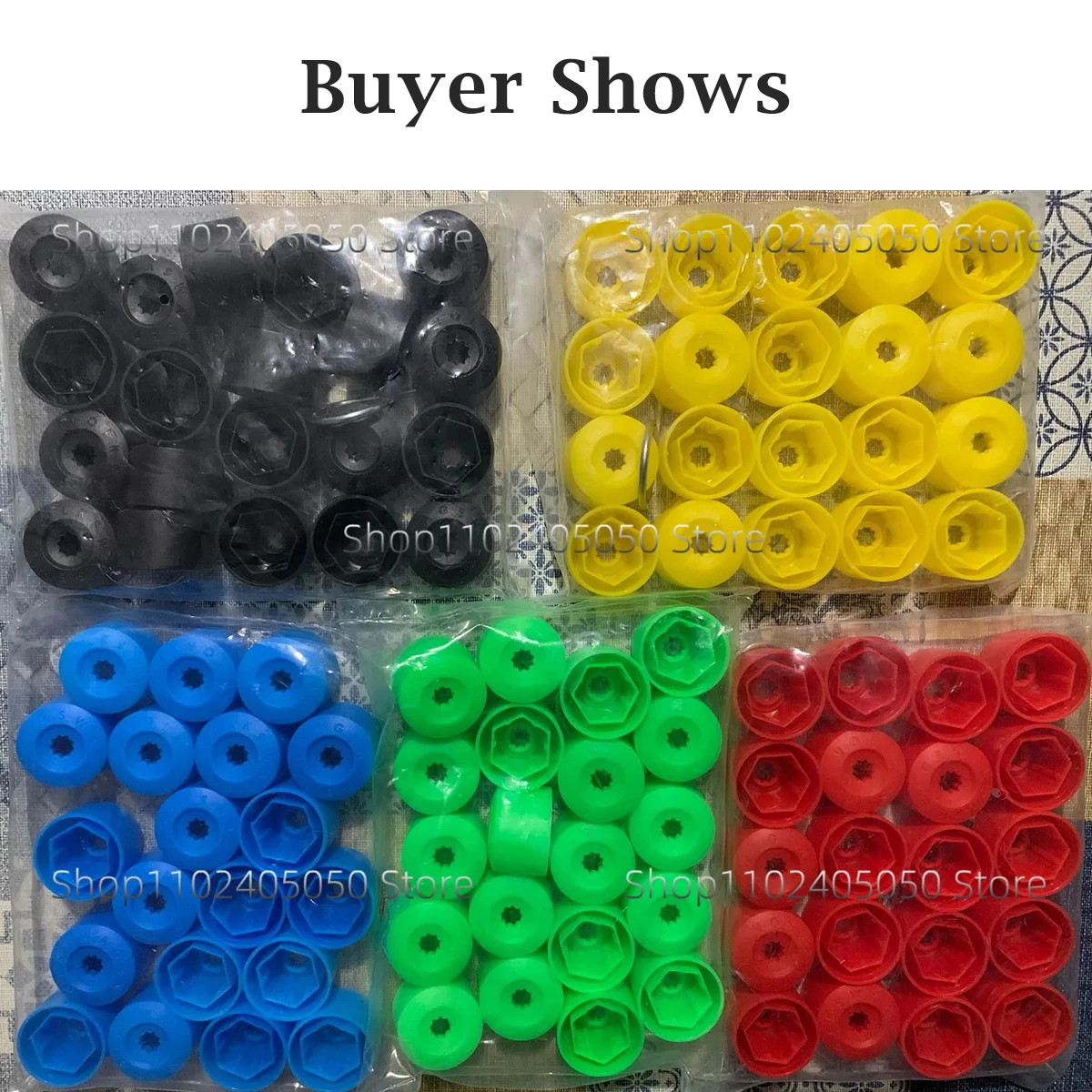 Wheel Nut Caps Car Wheel Hub Lug Nut Bolts Cover For VW Phaeton EOS Beetle Caddy Bora Jetta Golf MK6 SEAT Toledo Auto Tyre Screw Protection Cap