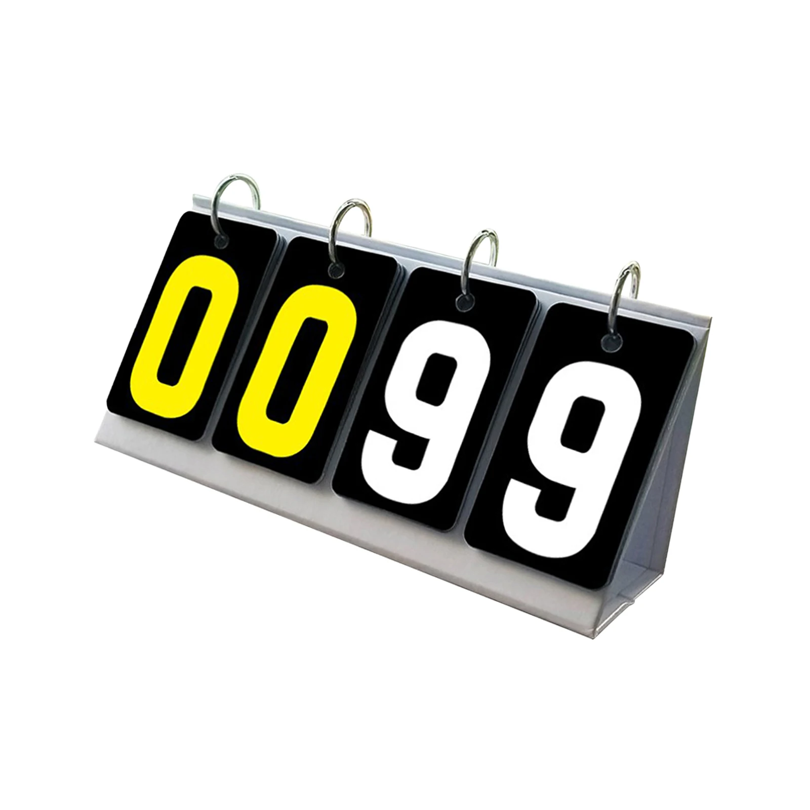 4-Digit Scoreboard Basketball Football Volleyball Table Tennis Score Board Flipper Scorekeeper for Baseball Volleyball Sport sports scoreboard