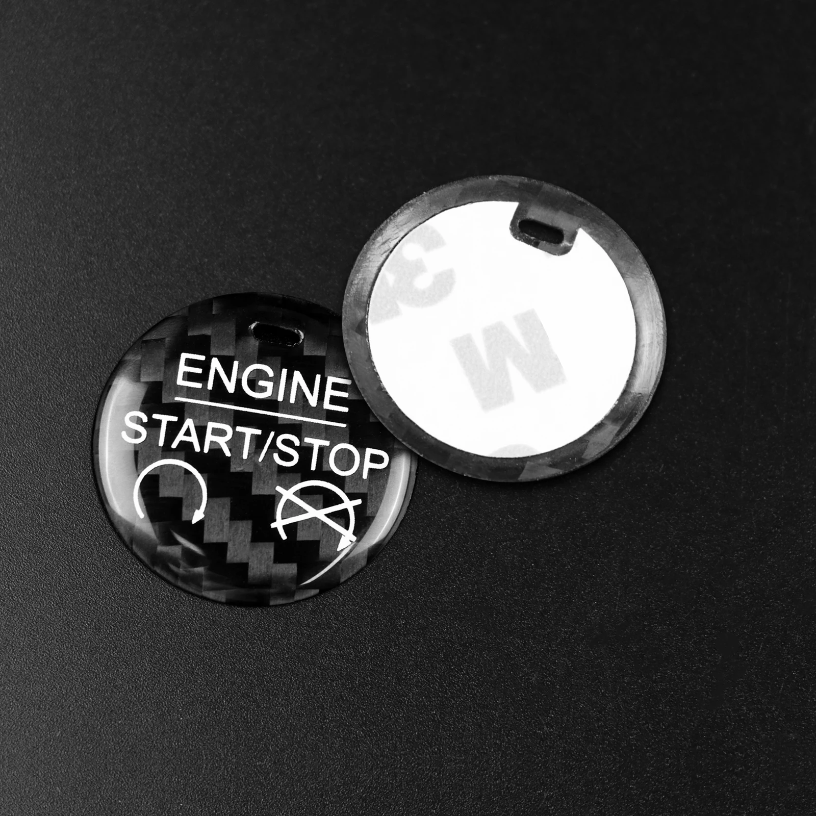 Car Engine Start Stop Button Sticker Cover For Ford Mustang 2015 car engine start button cover car engine start button sticker car engine start button car styling stickers car button repair stickers