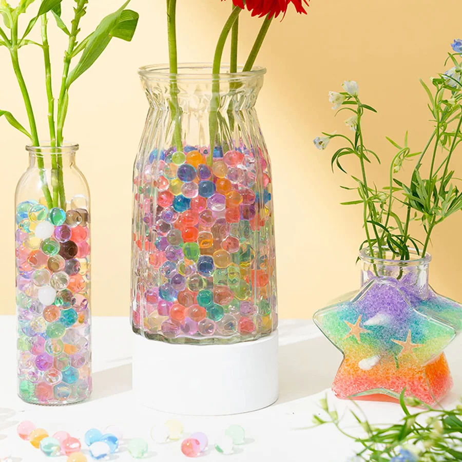 55 000 Pcs Water Beads For Kids None Toxic Sensory Beads Tactile Sensory  Toys For Kids Growing Water Balls Jelly Beads Kids Sensory Toys For Toddlers  Sensory Bin Filler Vase Home Decorations 