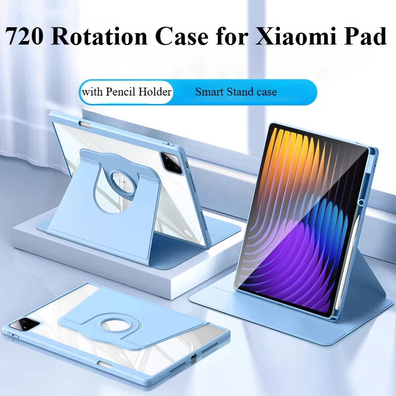 Rotating Stand Case with Pencil Holder