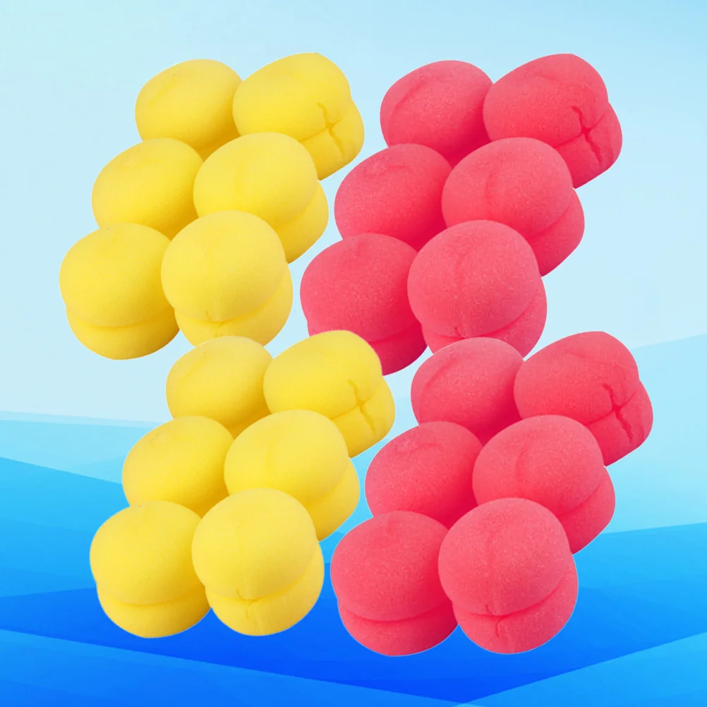 4 Sets Hair Curler Sponge Ball Hair Styling Tool Curly Ball Sponge Roller Women Care Styling Foam Rollers