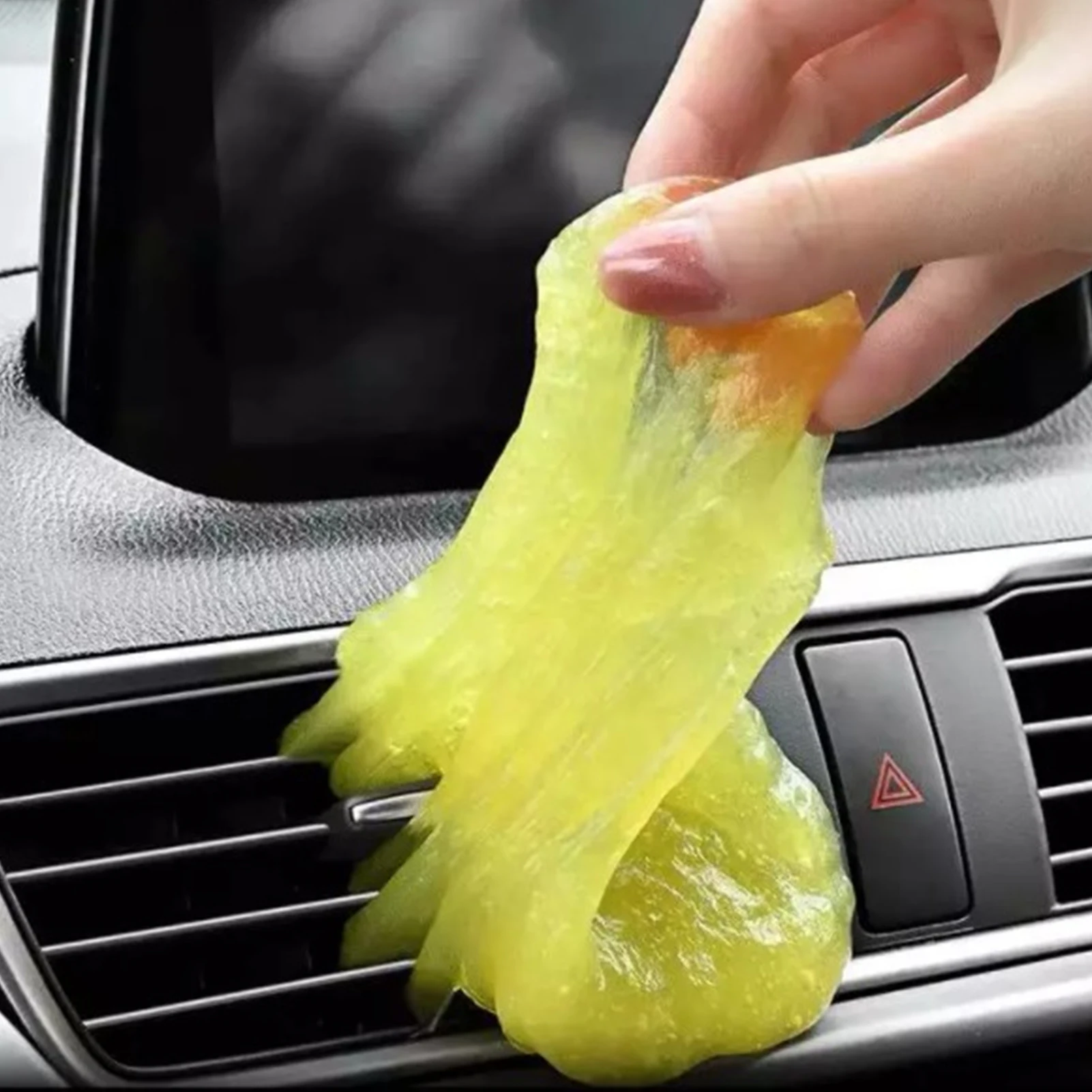 Random Color Car Cleaning Gel Air Vent Dashboard Magic Wash Interior Auto Dust Dirt Mud Gap Reusable Cleaning Slime Wash Tool