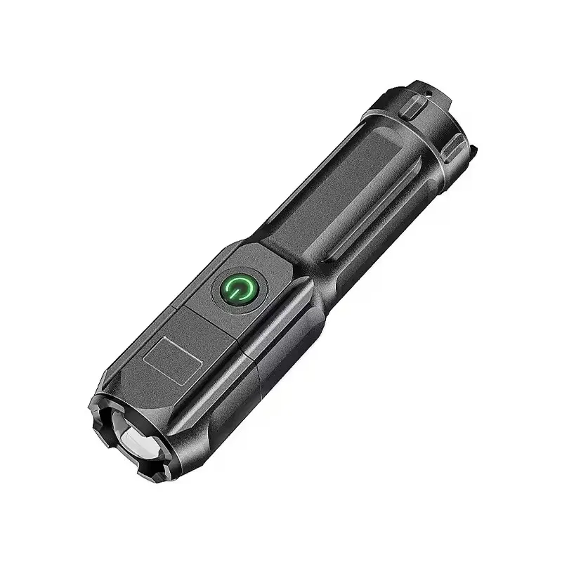 High-Powered Rechargeable Waterproof LED Flashlight with Zoom