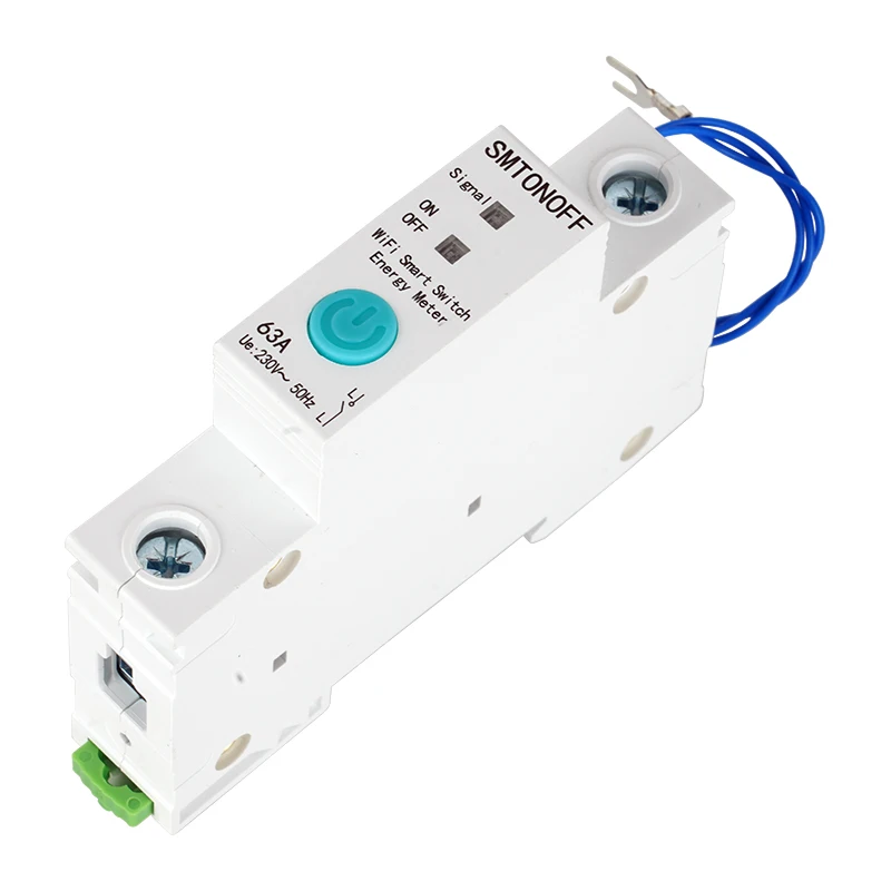 WiFi Circuit Breaker Smart Din Rail Switch Timer Energy Meter Voice Control Alexa echo and Google home Smart Home Smart Switch