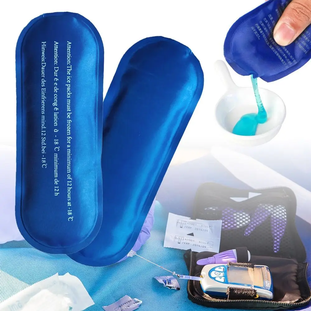 Reusable Diabetic Insulin Cooling Bag Cold Gel Ice Pack Protector Pill Refrigerated Ice Pack Cooler Organizer Travel Case insulin cooling bag ice pack ice pack bag