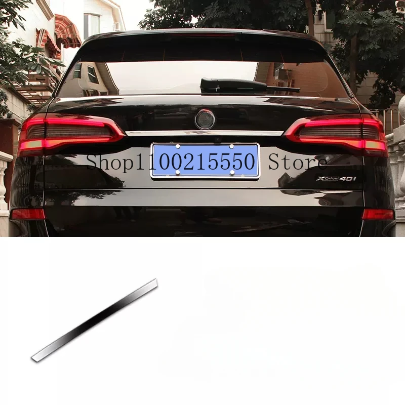 

For BMW 2019-2022 X5/X5L Car Accessories Stainless Steel Tail Gate Door Cover Trim Rear Trunk Molding Bezel Styling Sticker
