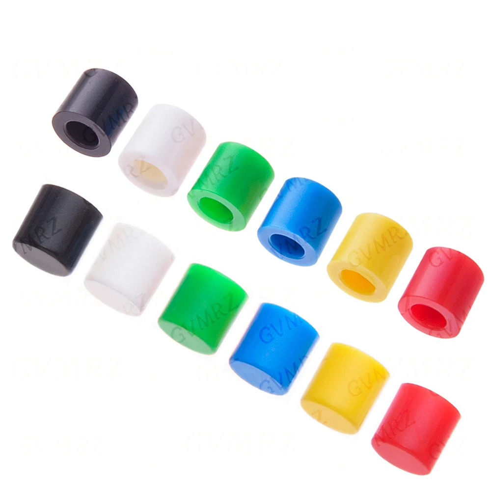 20PCS 3.2mm 높이 6mm 4핀 6*6 마이크로 택트 푸시 버튼 스위치 6x6x4.3/5/6/7/8/9/10MM A56 버튼 캡 스위치 캡 직경