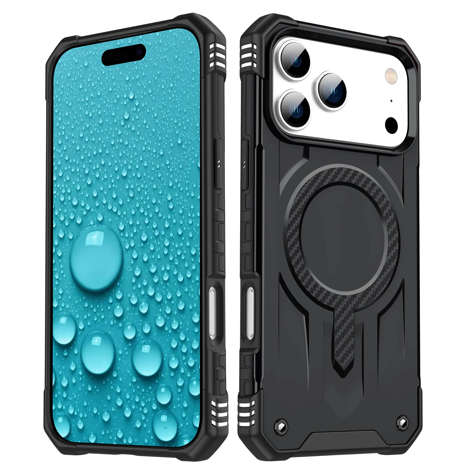 Shockproof Magnetic Armour Case - Heavy Duty Rugged Cover with Magsafe Compatibility