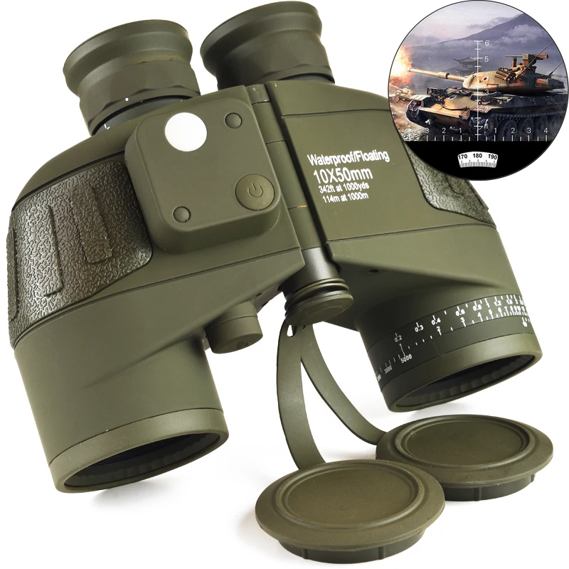 Military Binoculars 10X50 High Powerful Telescope Lll Night Vision