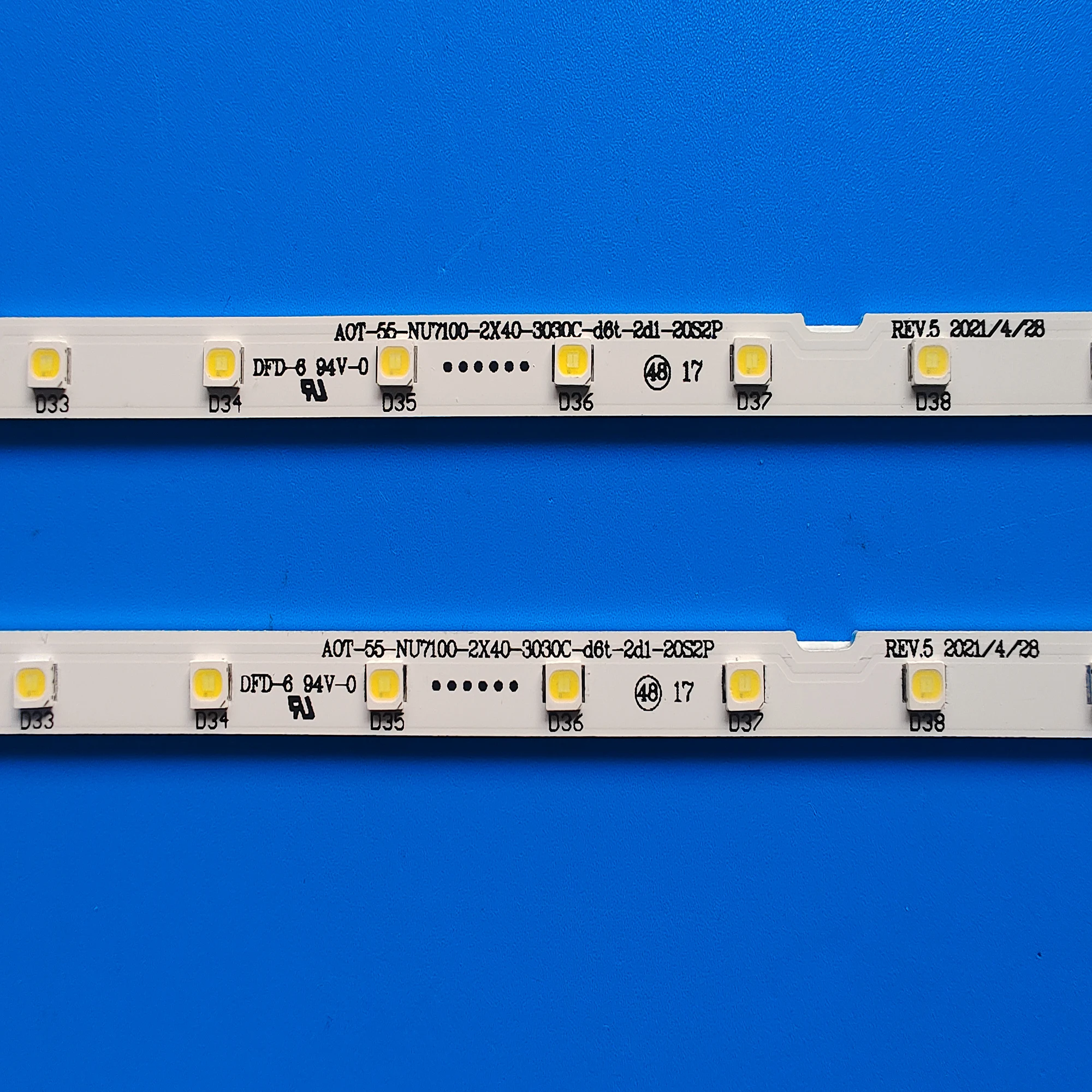 LED 백라이트 스트립 55NU7100 UN55RU7100 UE55NU7100 UE55N5540AU UE55NU7023 UE55NU7500 UE55NU7092 UE55NU7090 BN96-46033A