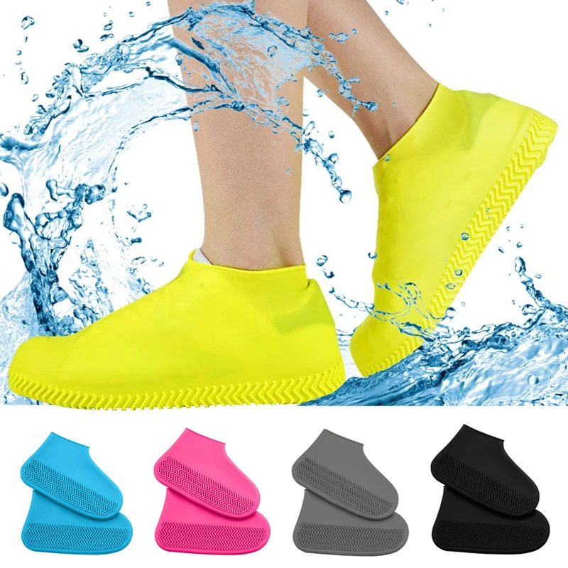 Silicone Shoes Waterproof Cover | Silicone Rain Shoe Protector - 1 Pair  Reusable - Aliexpress
